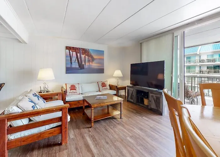 3rd-floor Near The With Balcony Partial Ocean Views & Ac *